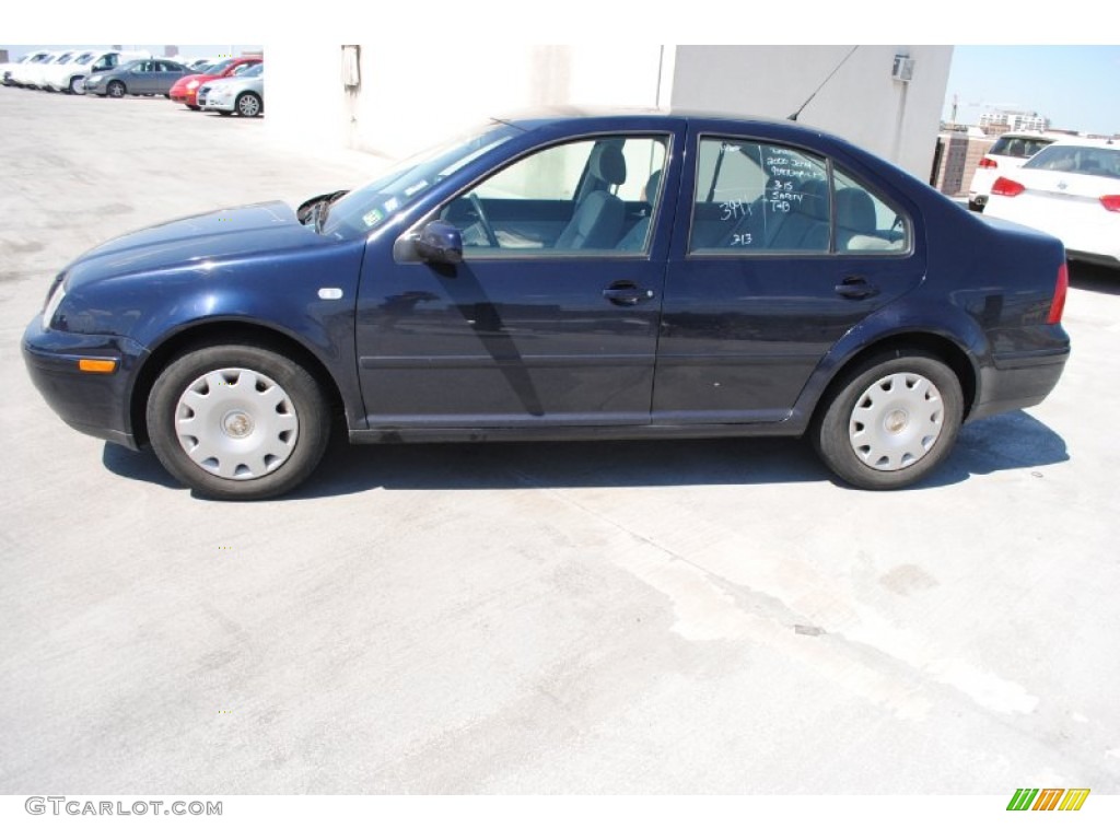 2000 Jetta GLS Sedan - Atlantic Blue Pearl / Gray photo #4