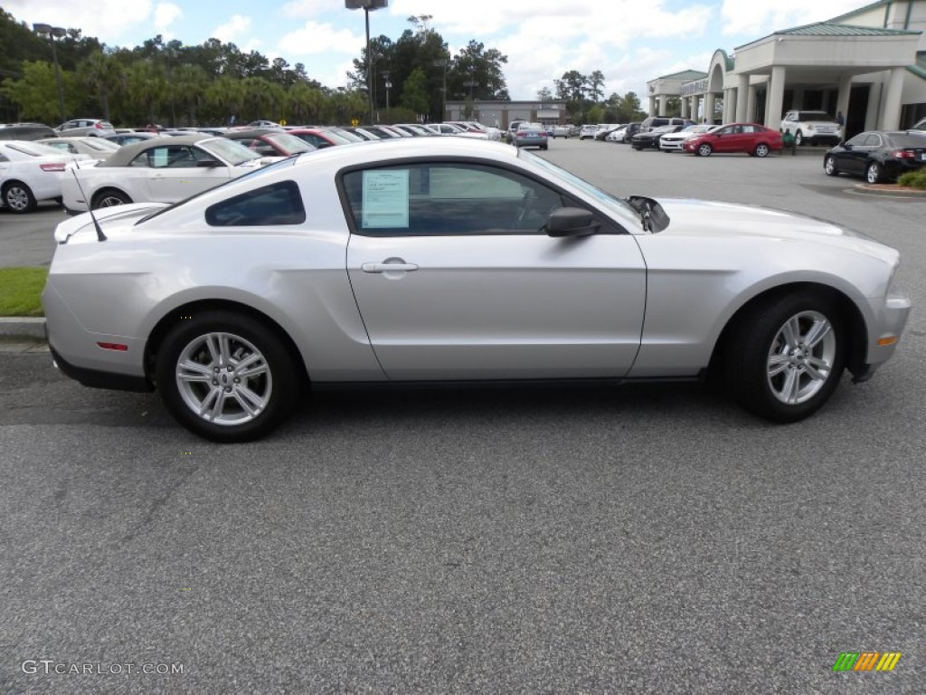 2011 Mustang V6 Coupe - Ingot Silver Metallic / Charcoal Black photo #8