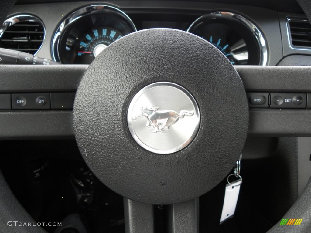 2011 Mustang V6 Coupe - Ingot Silver Metallic / Charcoal Black photo #17