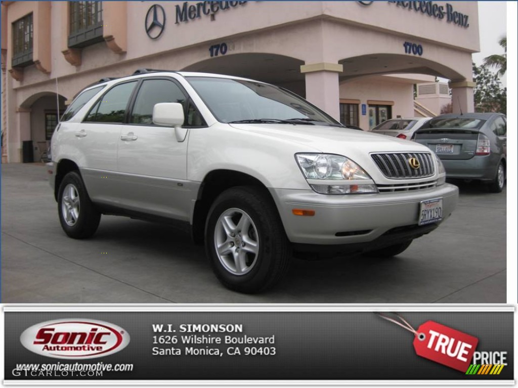 White Gold Crystal Lexus RX