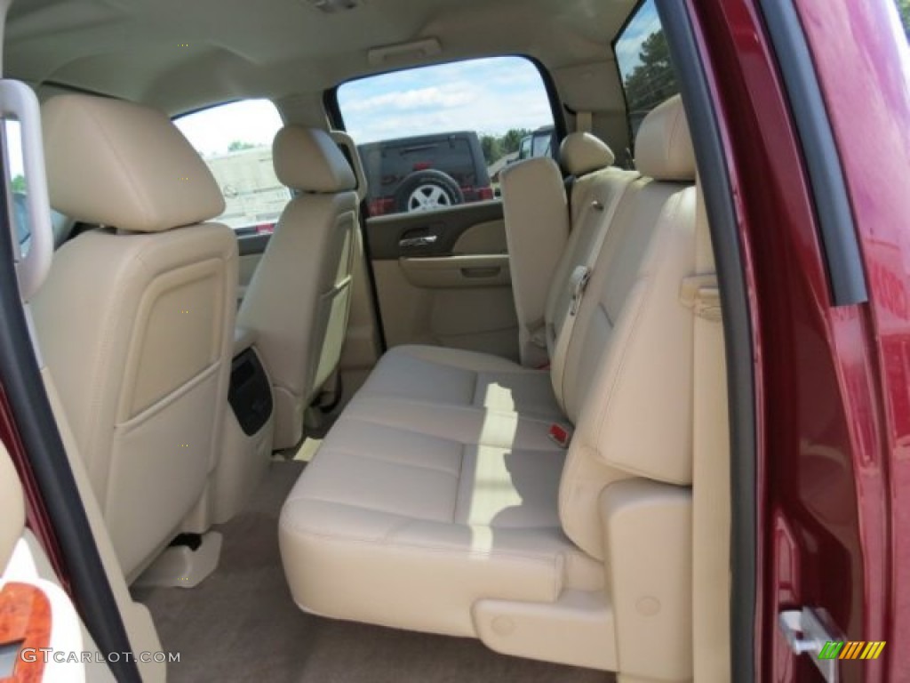 2013 Sierra 1500 SLT Crew Cab - Sonoma Red Metallic / Very Dark Cashmere/Light Cashmere photo #11