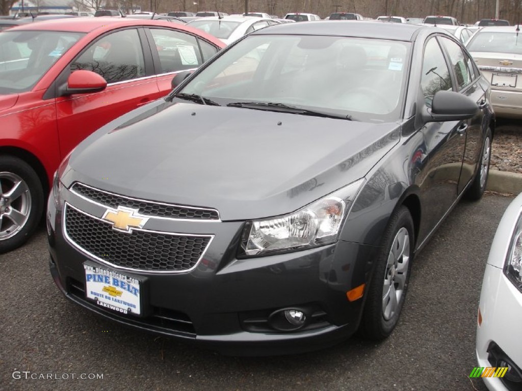 2013 Cruze LS - Cyber Gray Metallic / Jet Black/Medium Titanium photo #1