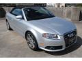 2009 Ice Silver Metallic Audi A4 2.0T Cabriolet  photo #11