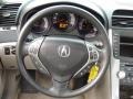 2008 Acura TL Taupe Interior Steering Wheel Photo