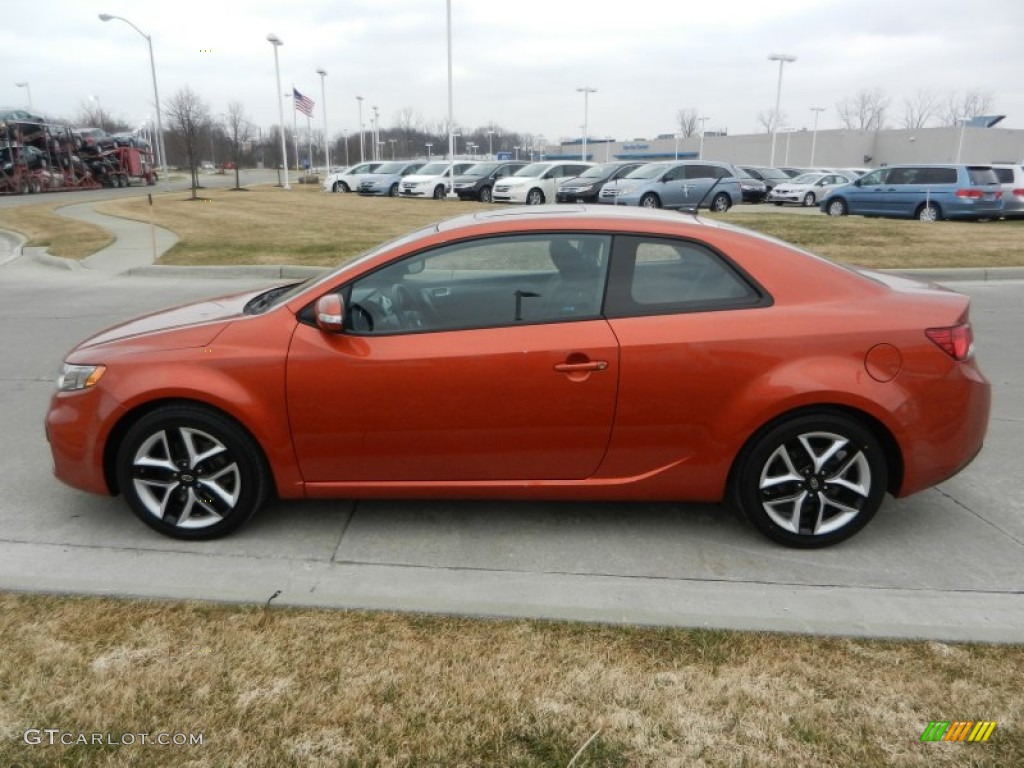 2010 Forte Koup SX - Copperhead / Black Sport photo #6
