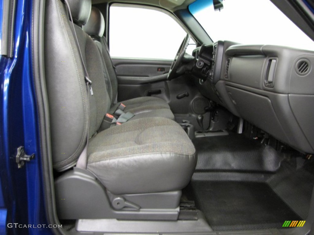 2003 Silverado 1500 LS Regular Cab 4x4 - Arrival Blue Metallic / Dark Charcoal photo #8