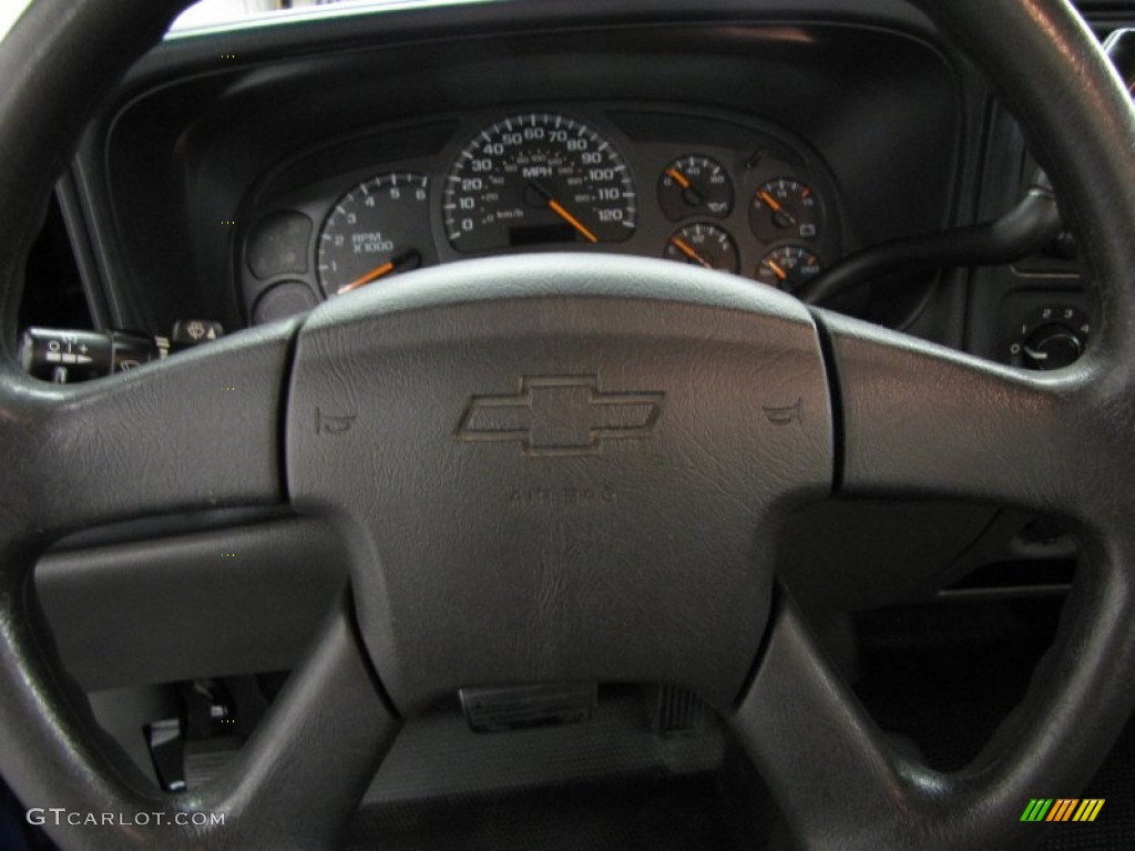 2003 Silverado 1500 LS Regular Cab 4x4 - Arrival Blue Metallic / Dark Charcoal photo #9