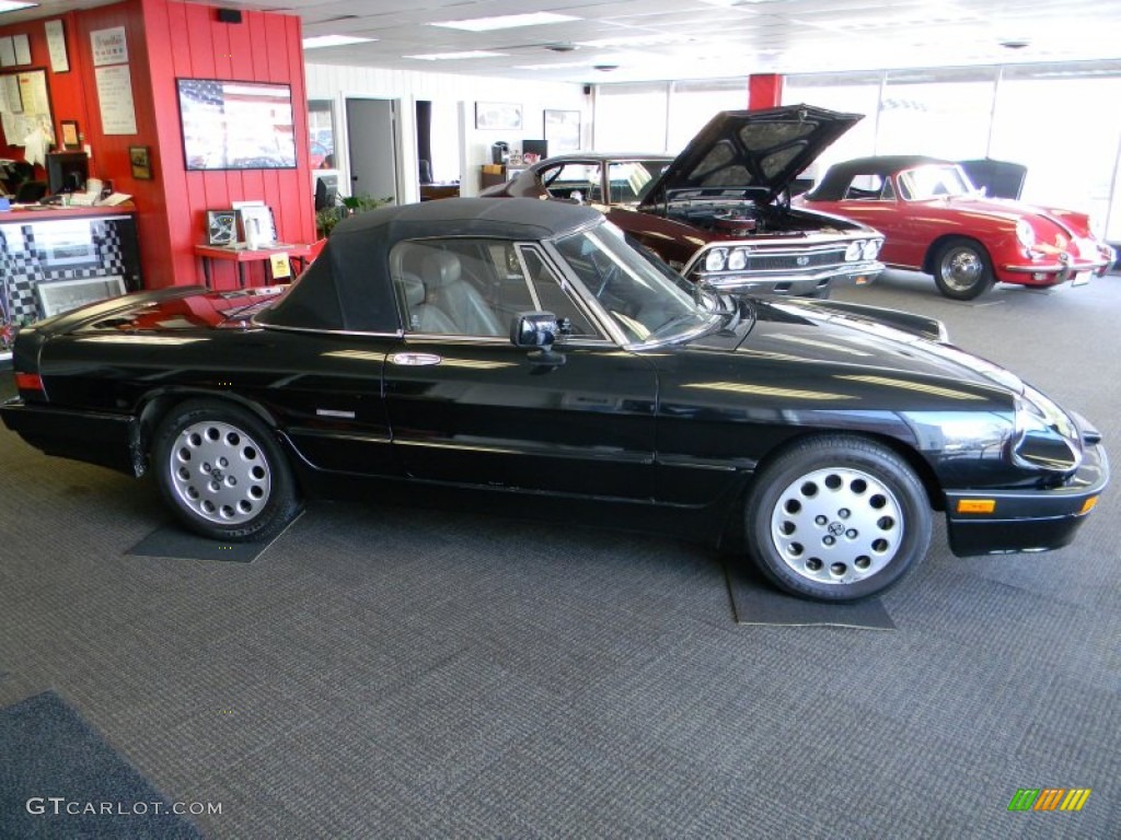 Black 1987 Alfa Romeo Spider Quadrifoglio Exterior Photo #78544974