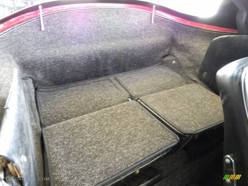 Black Interior 1963 Porsche 356 B 1600 S Reutter Cabriolet Photo #78545178