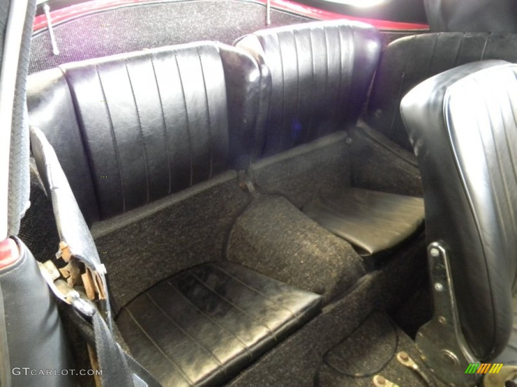 1963 Porsche 356 B 1600 S Reutter Cabriolet Rear Seat Photo #78545181