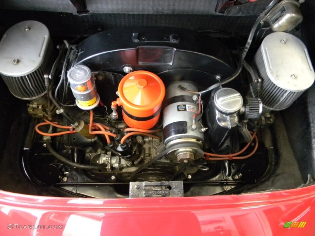 1963 Porsche 356 B 1600 S Reutter Cabriolet Engine Photos