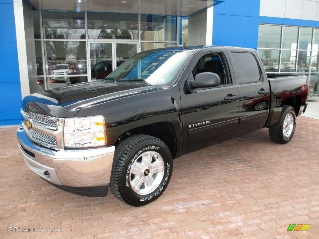 2013 Silverado 1500 LT Crew Cab 4x4 - Black / Ebony photo #10