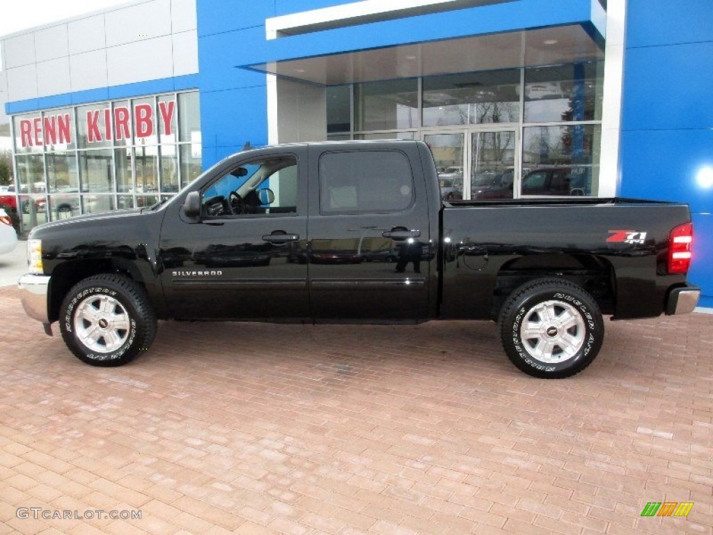 2013 Silverado 1500 LT Crew Cab 4x4 - Black / Ebony photo #13