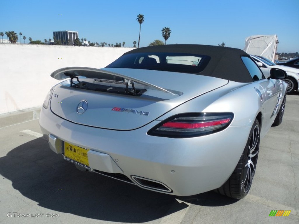 2013 SLS AMG GT Roadster - Iridium Silver Metallic / Black designo photo #4