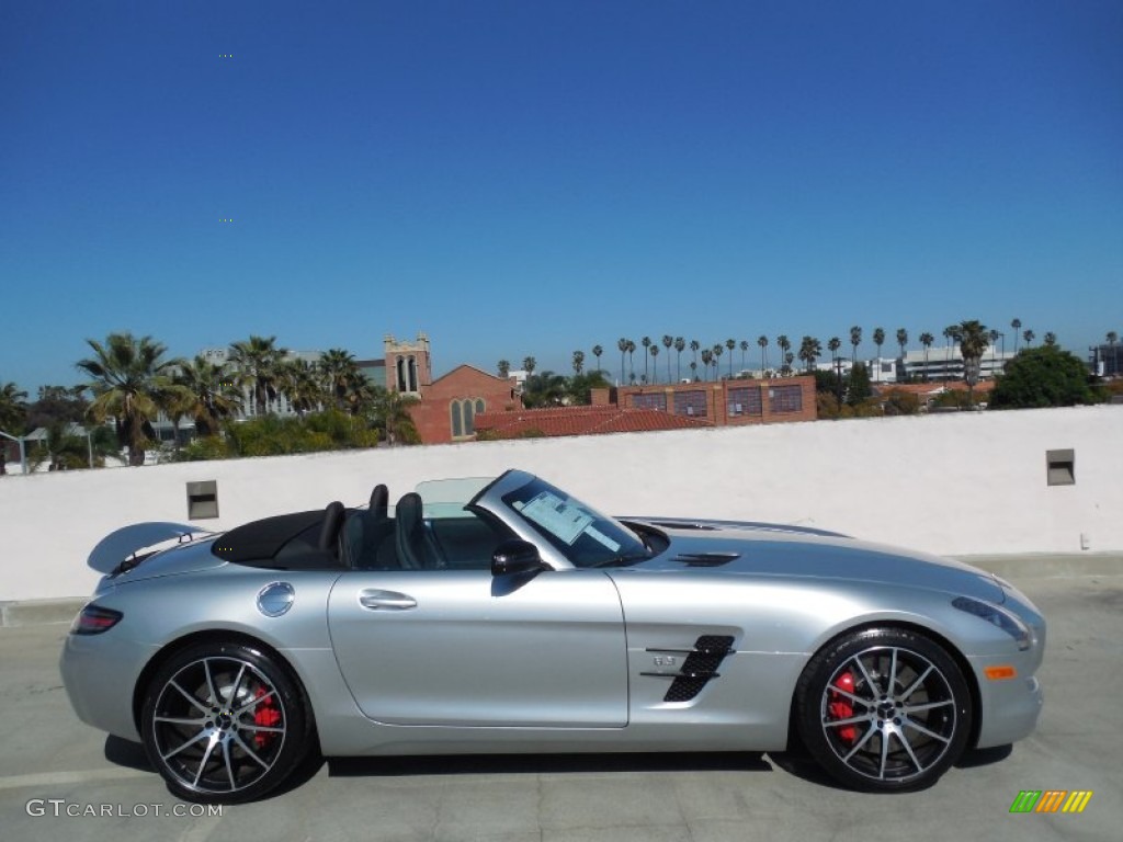 2013 SLS AMG GT Roadster - Iridium Silver Metallic / Black designo photo #7