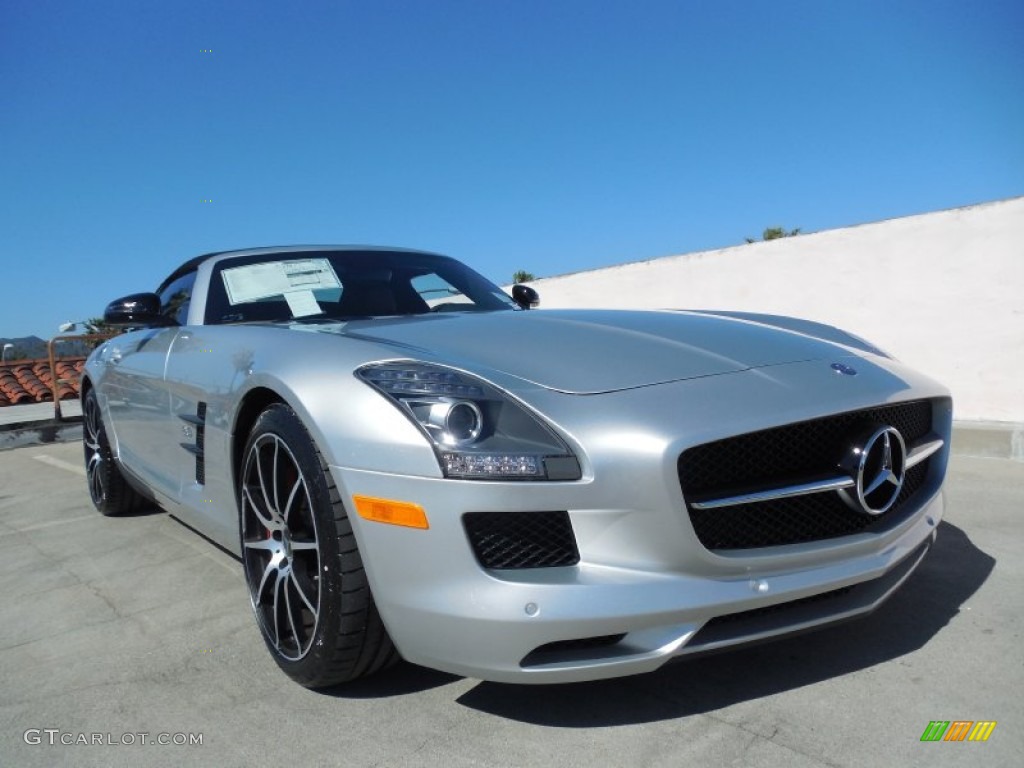 2013 SLS AMG GT Roadster - Iridium Silver Metallic / Black designo photo #21