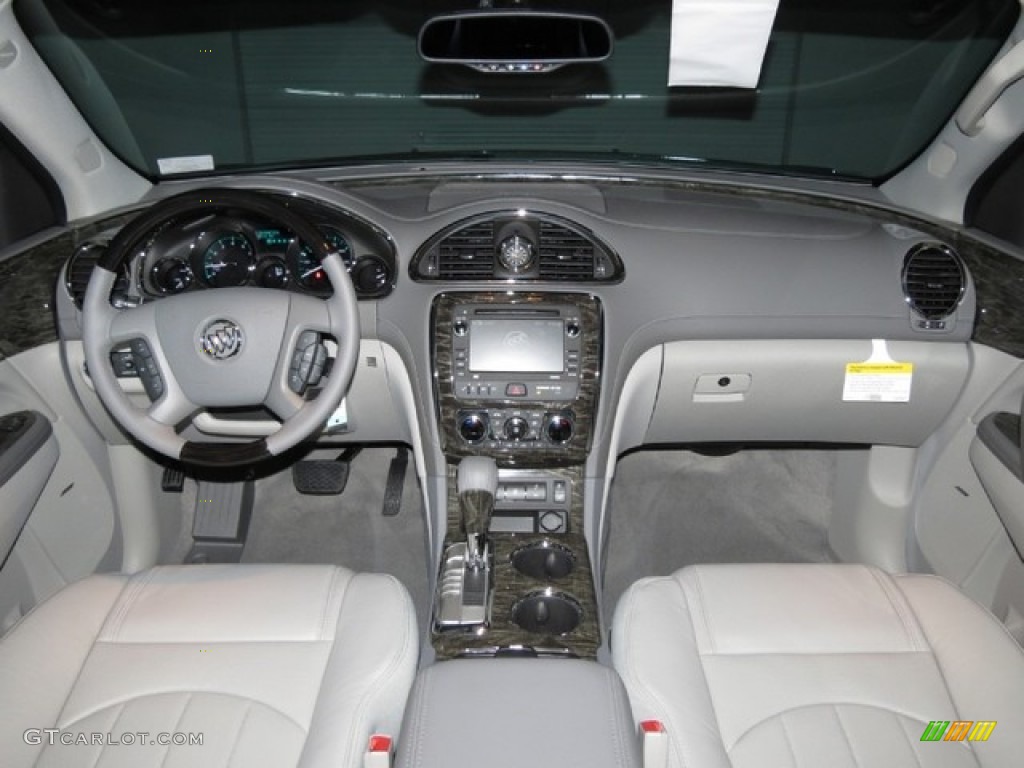 2013 Buick Enclave Premium Titanium Leather Dashboard Photo #78547130