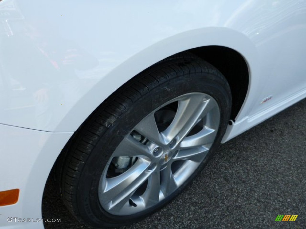 2013 Cruze LTZ - Summit White / Cocoa/Light Neutral photo #9