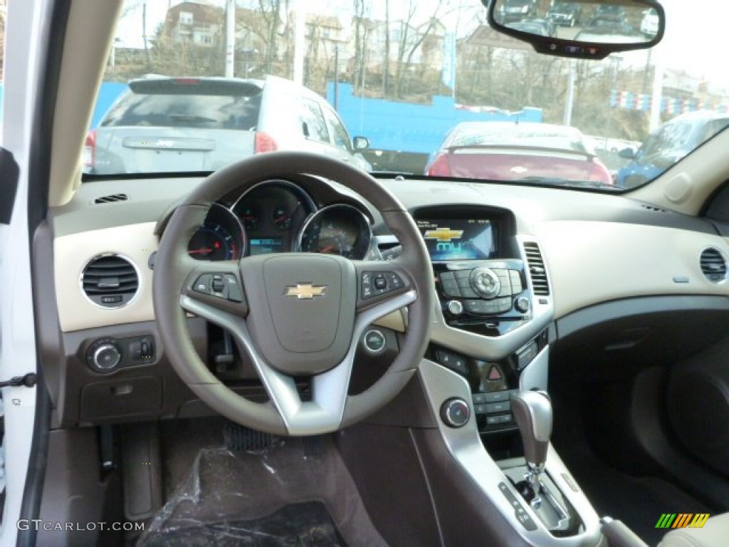 2013 Cruze LTZ - Summit White / Cocoa/Light Neutral photo #12