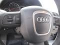 2005 Audi A4 Ebony Interior Steering Wheel Photo