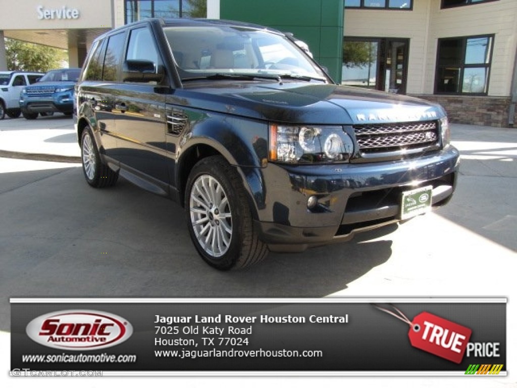 2013 Range Rover Sport HSE - Baltic Blue Metallic / Almond photo #1