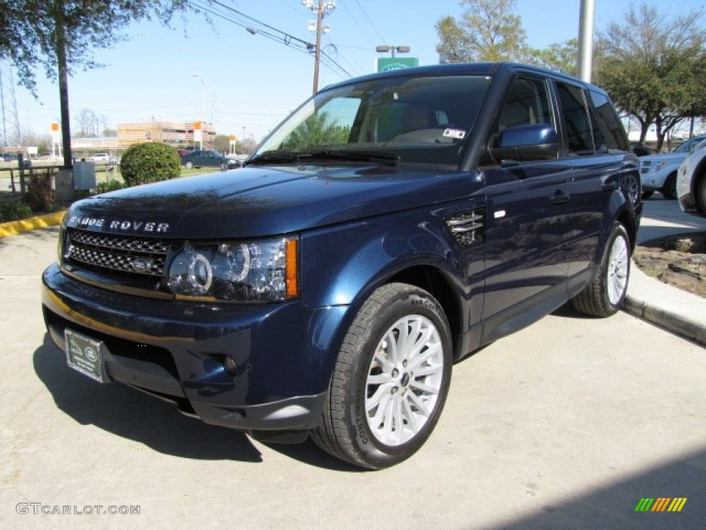 Baltic Blue Metallic 2013 Land Rover Range Rover Sport HSE Exterior Photo #78548084