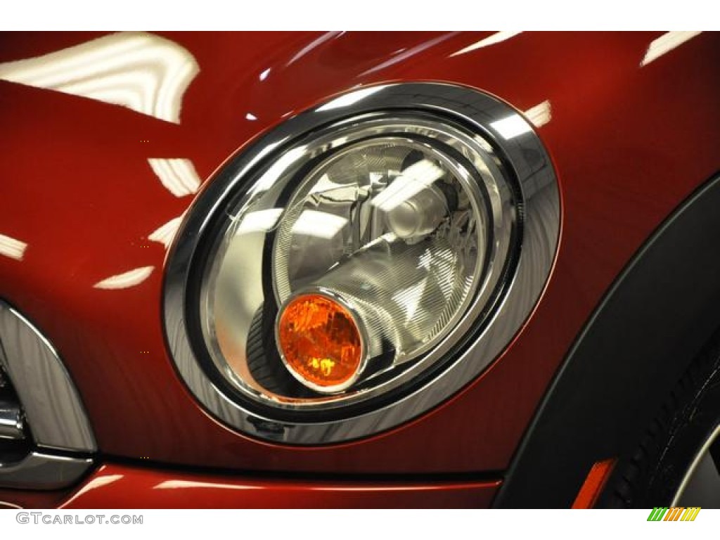 2010 Cooper Convertible - Nightfire Red Metallic / Grey/Carbon Black photo #4