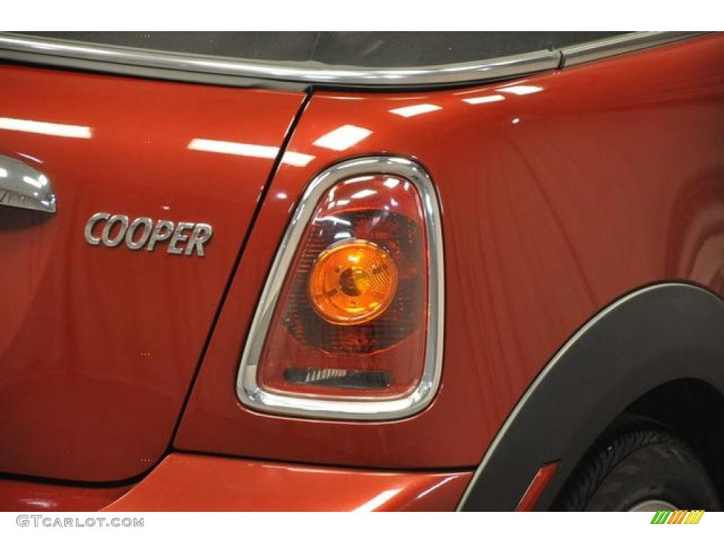 2010 Cooper Convertible - Nightfire Red Metallic / Grey/Carbon Black photo #9