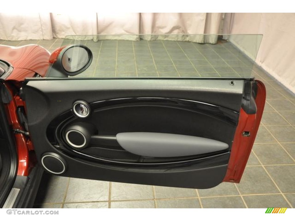 2010 Cooper Convertible - Nightfire Red Metallic / Grey/Carbon Black photo #24