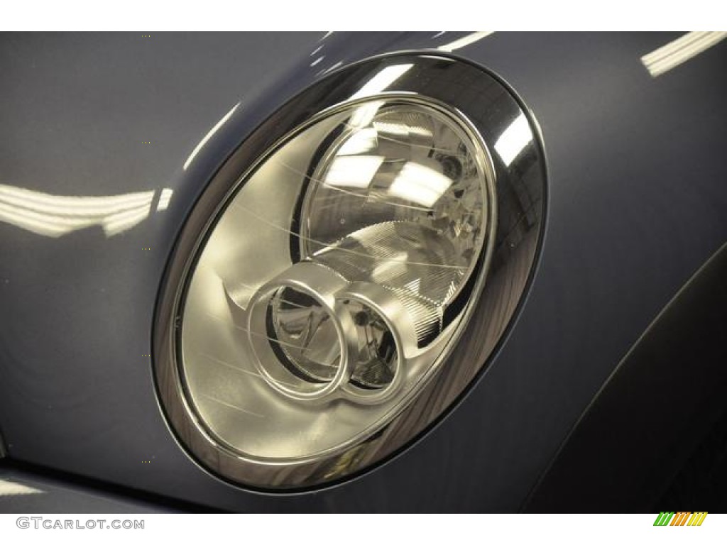 2007 Cooper Convertible - Cool Blue Metallic / Carbon Black/Black photo #2