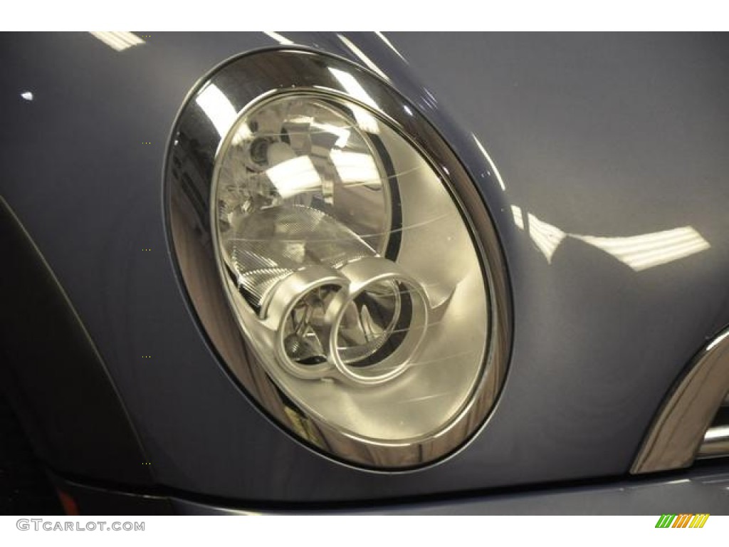 2007 Cooper Convertible - Cool Blue Metallic / Carbon Black/Black photo #5