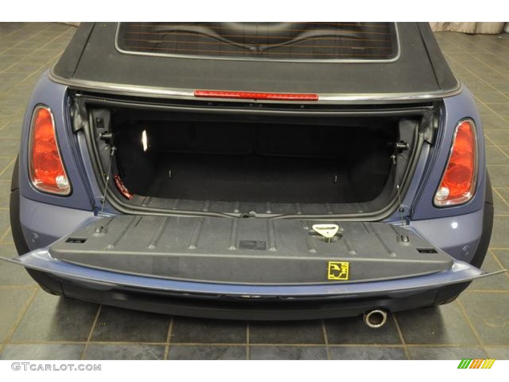 2007 Cooper Convertible - Cool Blue Metallic / Carbon Black/Black photo #9