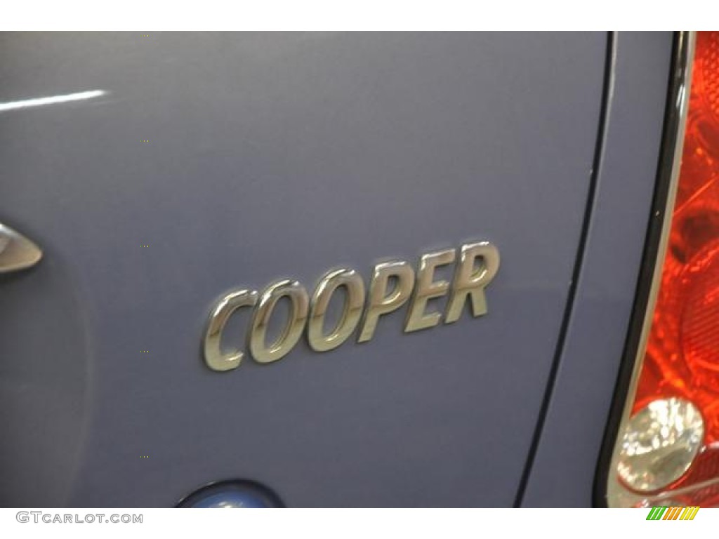 2007 Cooper Convertible - Cool Blue Metallic / Carbon Black/Black photo #13