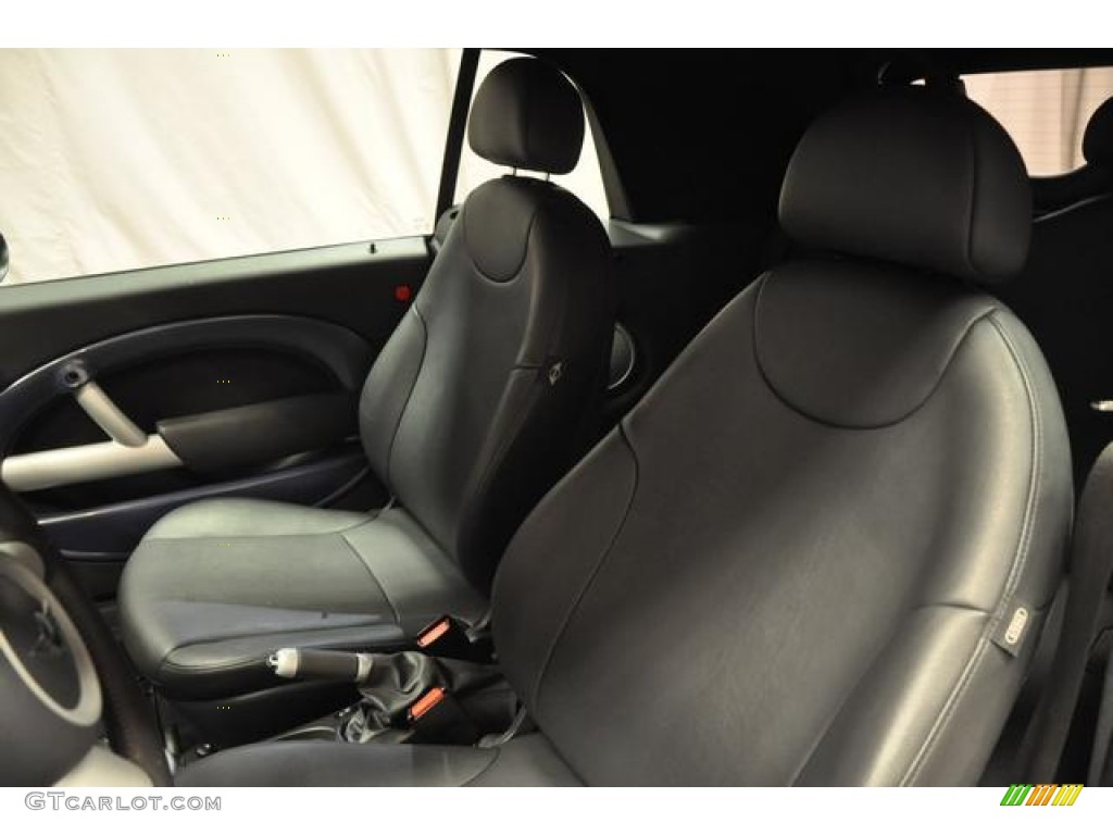 2007 Cooper Convertible - Cool Blue Metallic / Carbon Black/Black photo #20