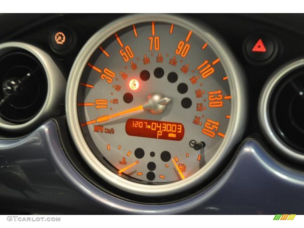 2007 Cooper Convertible - Cool Blue Metallic / Carbon Black/Black photo #26