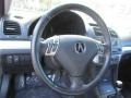 2005 Acura TSX Ebony Interior Steering Wheel Photo