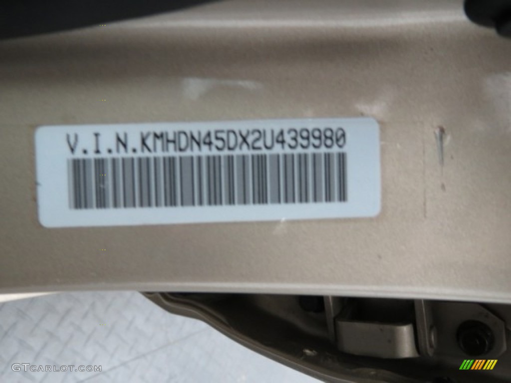 2002 Elantra GLS Sedan - Champagne Beige / Beige photo #6