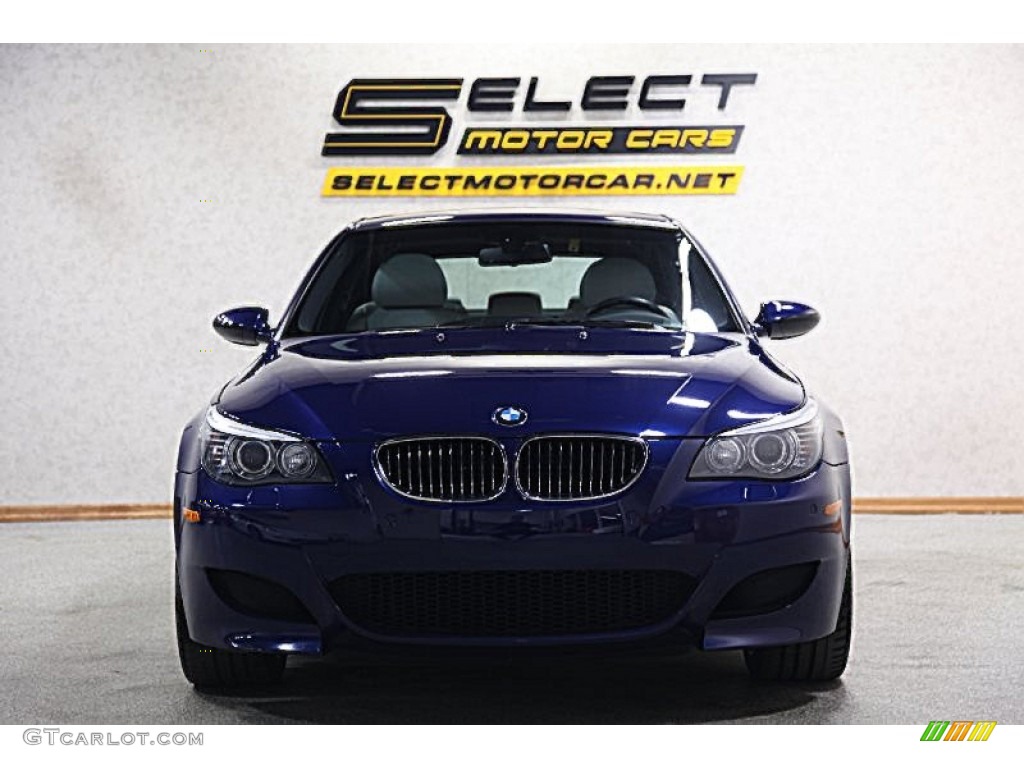 2008 M5 Sedan - Interlagos Blue Metallic / Silverstone photo #2