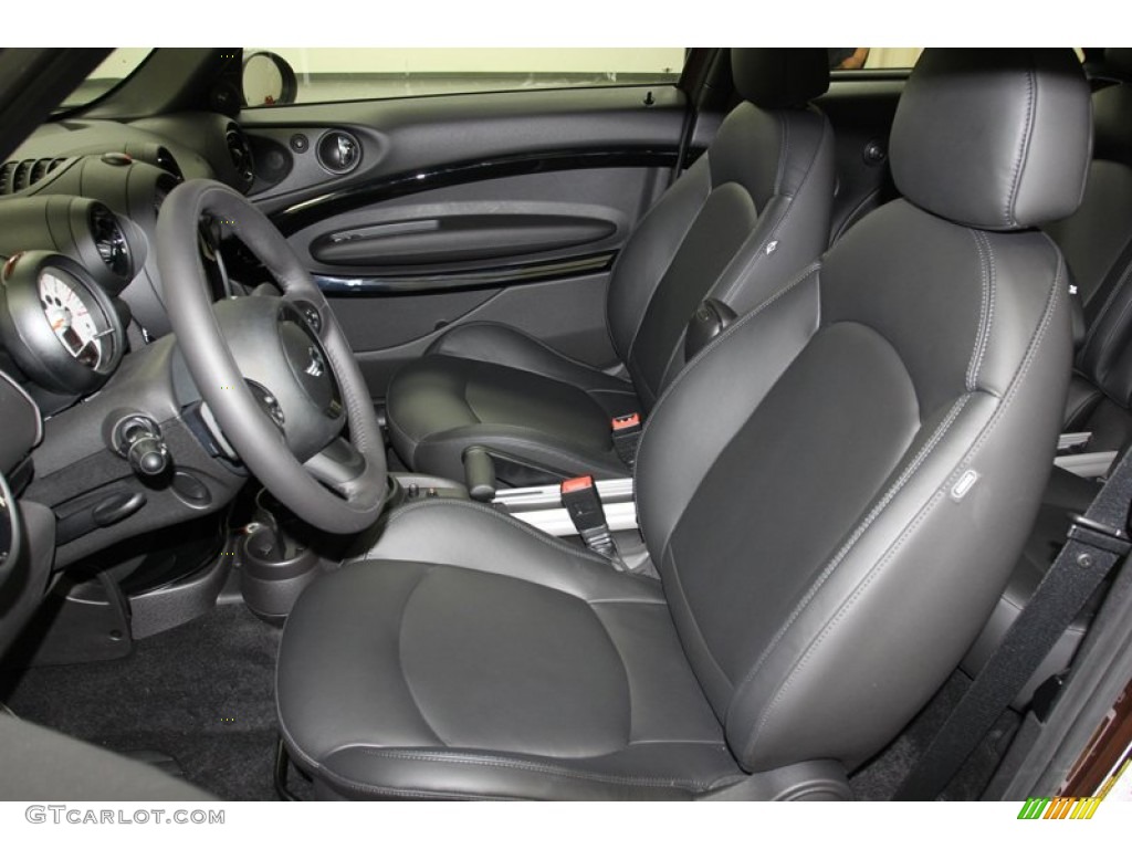Carbon Black Interior 2013 Mini Cooper S Paceman Photo #78551438
