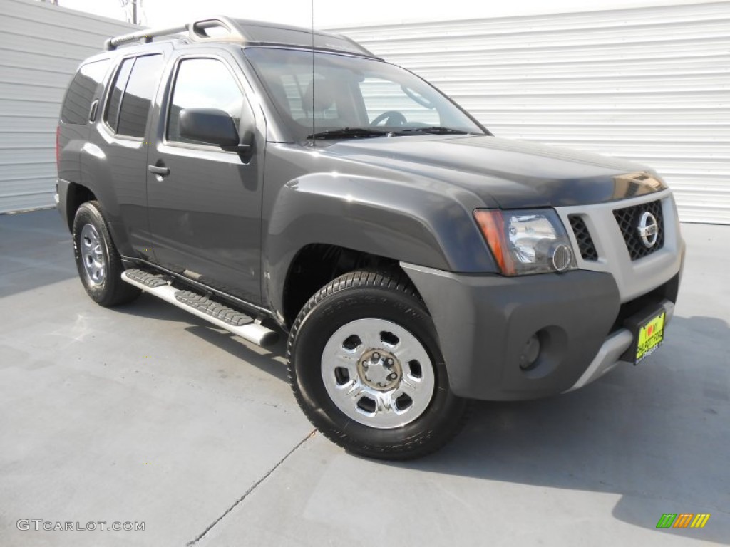 2010 Xterra SE - Night Armor Metallic / Gray photo #1