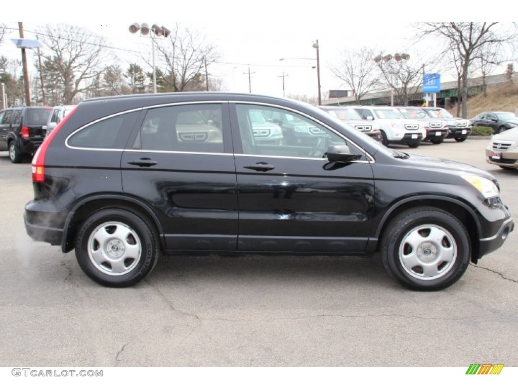 2008 CR-V LX 4WD - Nighthawk Black Pearl / Black photo #4