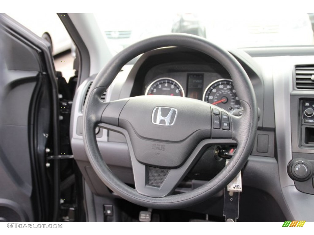 2008 CR-V LX 4WD - Nighthawk Black Pearl / Black photo #15