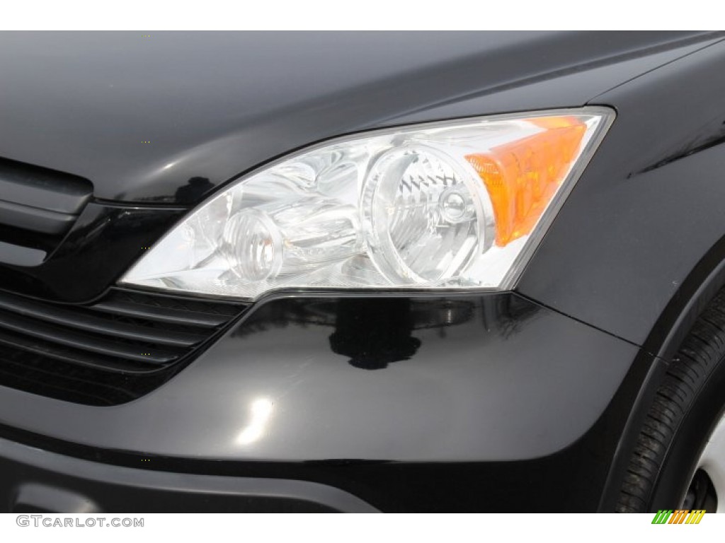2008 CR-V LX 4WD - Nighthawk Black Pearl / Black photo #24