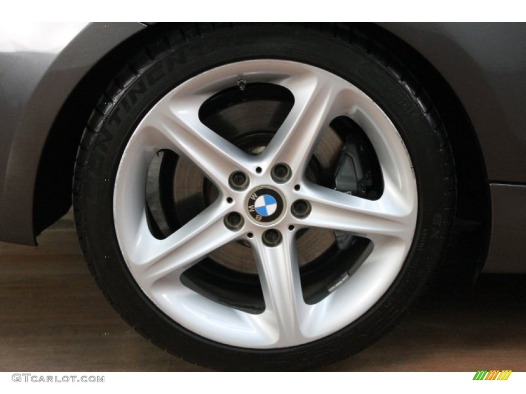 2008 1 Series 135i Coupe - Sparkling Graphite Metallic / Grey photo #35