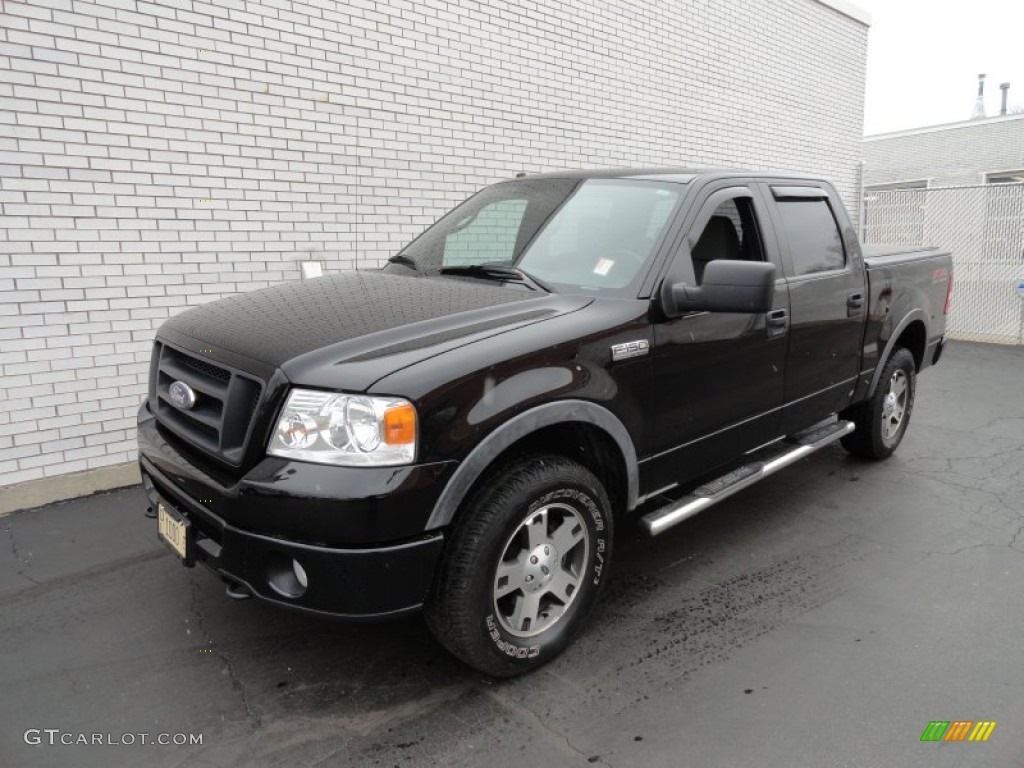 2008 F150 FX4 SuperCrew 4x4 - Black / Medium/Dark Flint photo #1