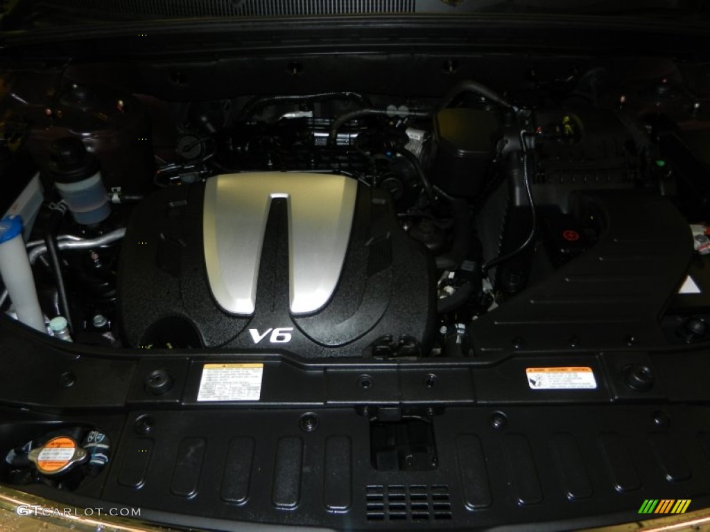 2012 Sorento LX V6 AWD - Dark Cherry / Black photo #10
