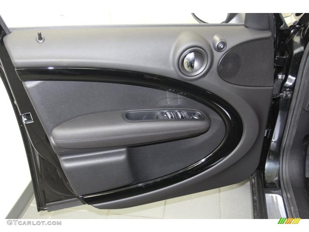 2013 Mini Cooper Countryman Carbon Black Door Panel Photo #78553161
