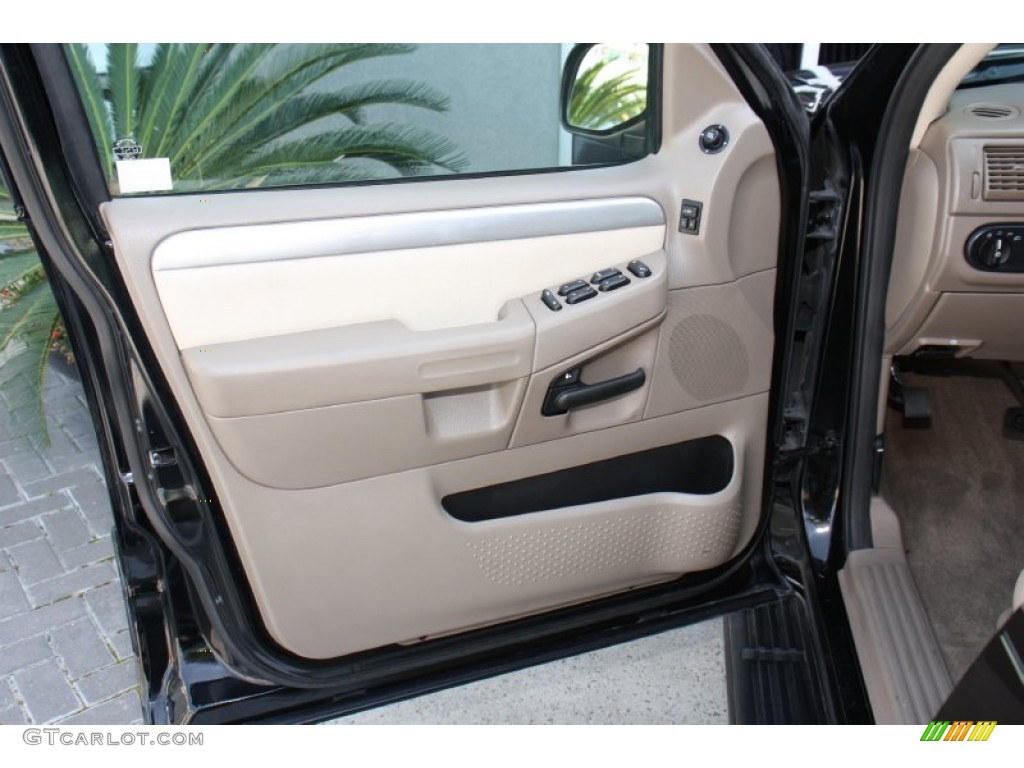 2005 Mercury Mountaineer V6 Premier Medium Dark Parchment Door Panel Photo #78553650