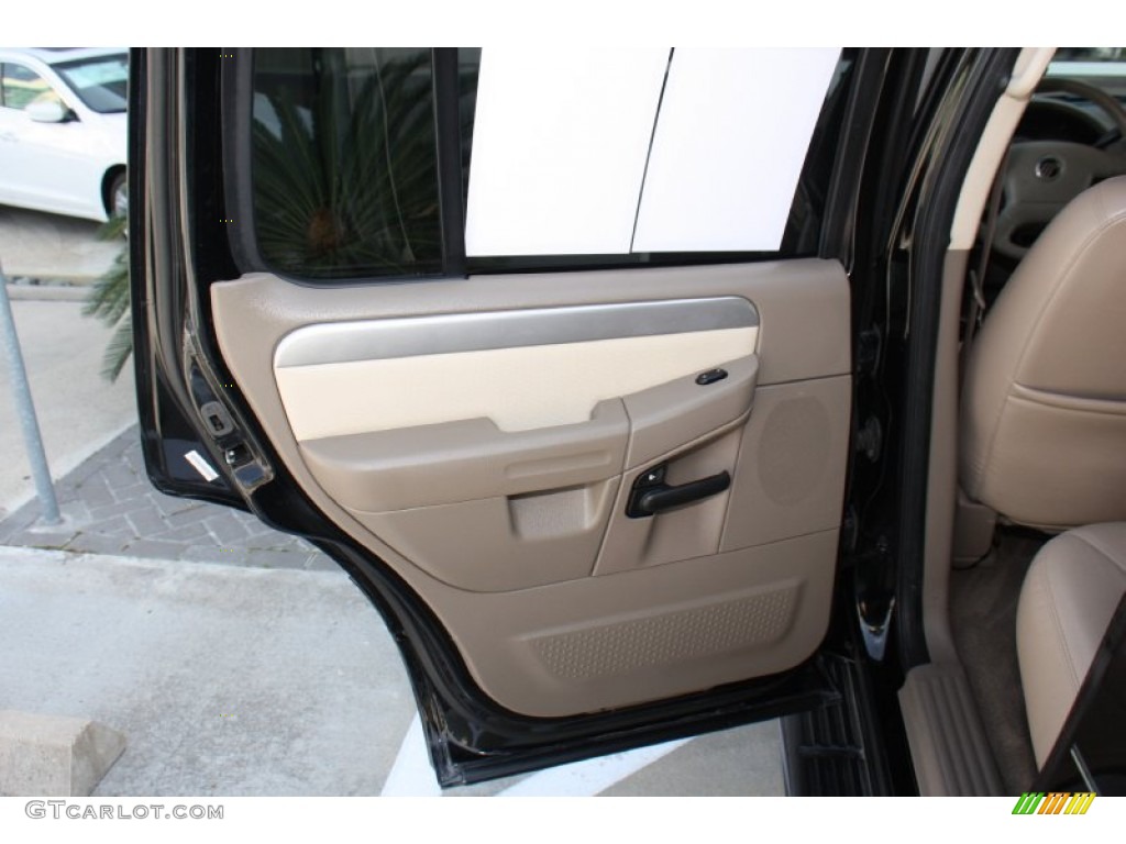 2005 Mercury Mountaineer V6 Premier Medium Dark Parchment Door Panel Photo #78553700