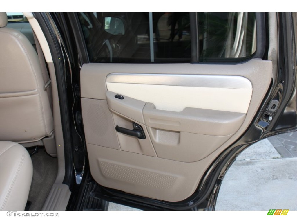 2005 Mercury Mountaineer V6 Premier Medium Dark Parchment Door Panel Photo #78553755